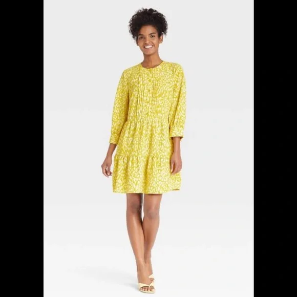 Who What Wear | Dresses | Who What Wear Lime Greenyellow Dress Size Snwt |  Poshmark